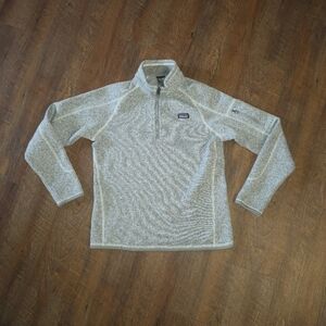 Patagonia Kid’s Better Sweater 1/4 Zip Fleece Pullover Gray XXL (16-18)
